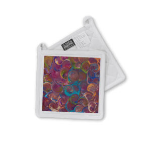 Pot Holder Organic Cotton White Sherry Johnstone Seashell Dreaming