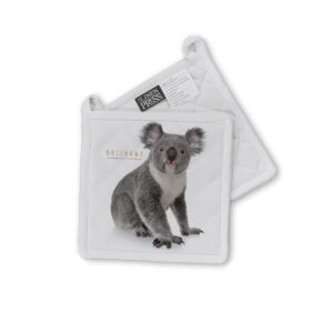 Pot Holder Organic Cotton White Brisbane Koala