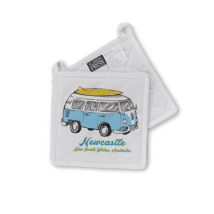 Pot Holder Organic Cotton White Side Kombi Newcastle