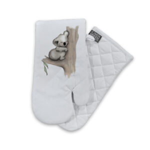 Oven Mitt Organic Cotton White Fig Hill Studio Karla Koala