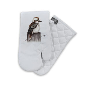 Oven Mitt Organic Cotton White Fig Hill Studio Kit Kookaburra