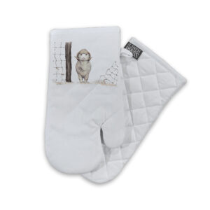 Oven Mitt Organic Cotton White Fig Hill Studio Maverick Merino