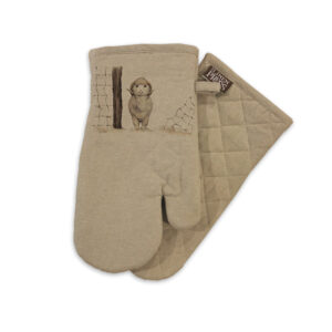 Oven Mitt Organic Cotton Beige Fig Hill Studio Maverick Merino
