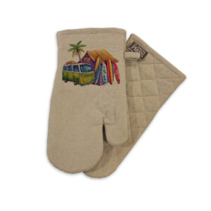 Oven Mitt Organic Cotton Beige Deborah Broughton Greenie