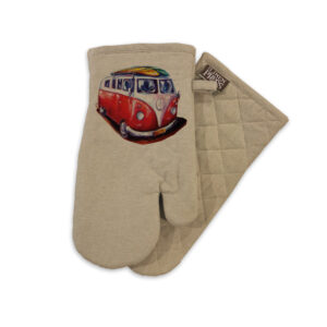 Oven Mitt Organic Cotton Beige Deborah Broughton Roadtrip Kombi