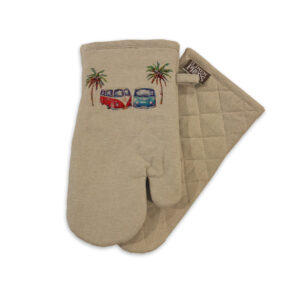 Oven Mitt Organic Cotton Beige Deborah Broughton Summer Luvin'