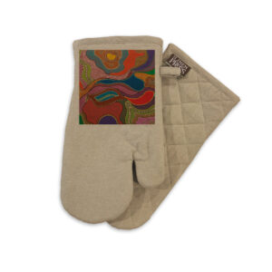 Oven Mitt Organic Cotton Beige Sherry Johnstone Abundance