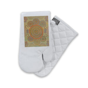 Oven Mitt Organic Cotton White Sherry Johnstone Ceremony
