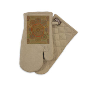 Oven Mitt Organic Cotton Beige Sherry Johnstone Ceremony