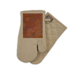 Oven Mitt Organic Cotton Beige Sherry Johnstone Generational Journey