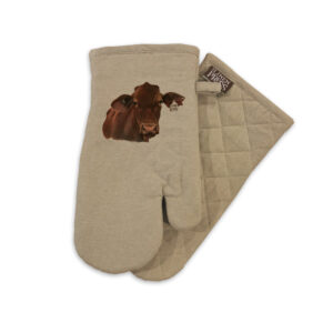 Oven Mitt Organic Cotton Beige Fig Hill Studio Ruth
