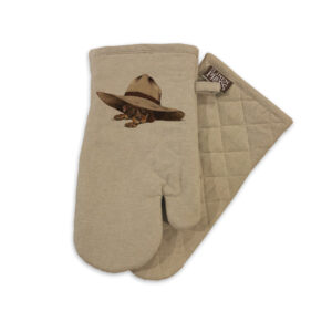 Oven Mitt Organic Cotton Beige Sun Smart Fig Hill Studio