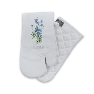 Oven Mitt Organic Cotton White Bluebell Canberra Capital of Australia