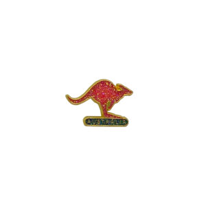 Pin Enamel Australia Glitter Kangaroo