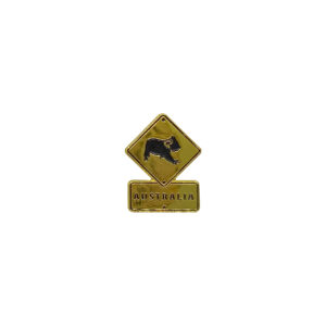Pin Enamel Australia Koala Roadsign