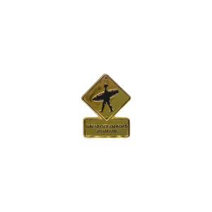 Pin Enamel Great Ocean Road Roadsign Surfer