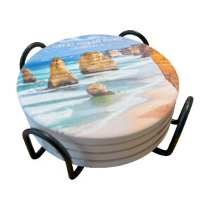Coaster Ceramic Set of 4 Great Ocean Road Day