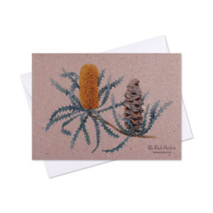 Greeting Card Ricrac Banksia