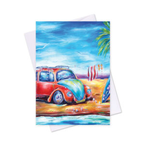 Greeting Card Deborah Broughton Beach Bug