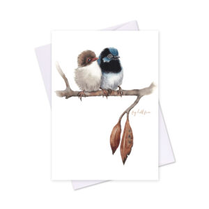Greeting Card Fig Hill Farm Two Wrens