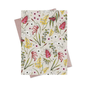 Greeting Card Native Floral Print