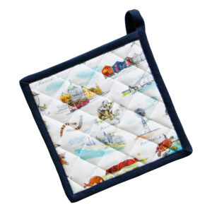 Pot Holder Organic Cotton Australian Icons