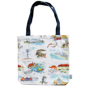 Shopper Bag Organic Cotton Australian Icons