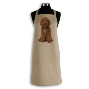 Apron Organic Cotton Beige Labradoodle