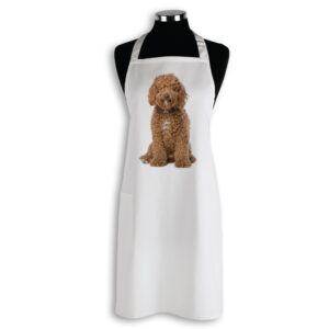 Apron Organic Cotton White Labradoodle