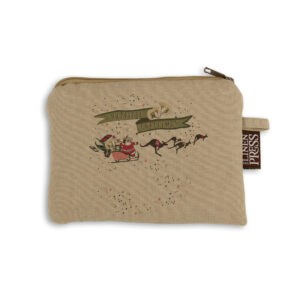 Purse Organic Cotton Beige Hapiest Christmas Koala