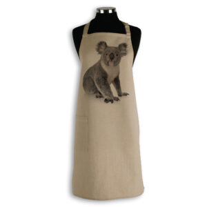 Apron Organic Cotton Beige Koala