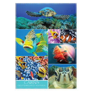 Tea Towel Microfibre Cairns 7 Scene Underwater
