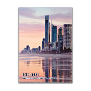 Tea Towel Microfibre Gold Coast Sunset
