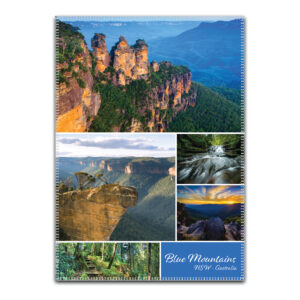 Tea Towel Microfibre Blue Mountains 5 Scene