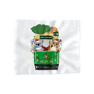 Lens Cloth Melbourne Tram Christmas