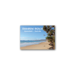 Magnet Gallery Standard Beach View with Trees Rainbow Beach
