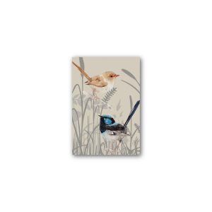 Magnet Gallery Standard Grasslands Blue Wren Two