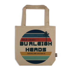 Tote Bag Organic Cotton Beige Burleigh Heads Circle