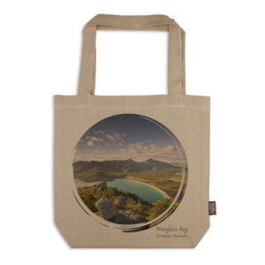 Tote Bag Organic Cotton Beige Wineglass Bay Tasmania