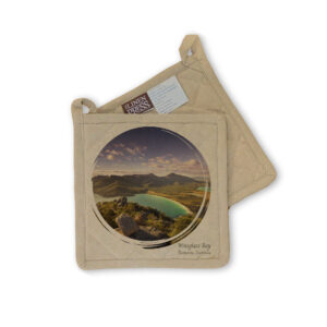 Pot Holder Organic Cotton Beige Wineglass Bay Tasmania
