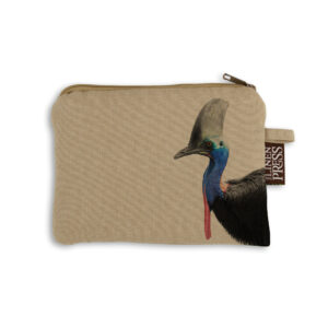 Purse Organic Cotton Beige Cassowary