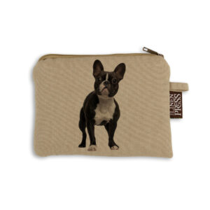 Purse Organic Cotton Beige French Bulldog