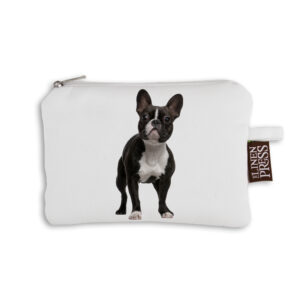 Purse Organic Cotton White French Bulldog