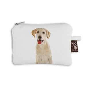Purse Organic Cotton White Labrador