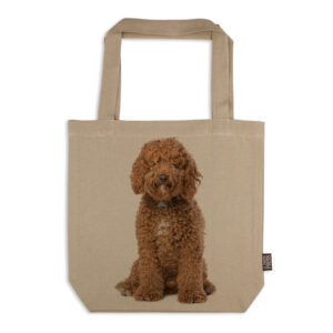 Tote Bag Organic Cotton Beige Labradoodle