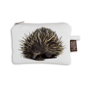 Purse Organic Cotton White Echidna
