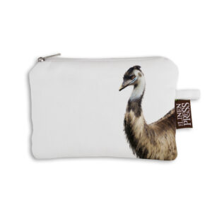 Purse Organic Cotton White Emu