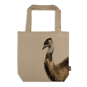 Tote Bag Organic Cotton Beige Emu