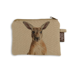 Purse Organic Cotton Beige Kangaroo