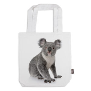 Tote Bag Organic Cotton White Koala